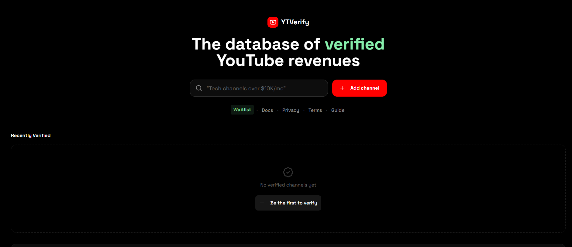 YTVerify cover